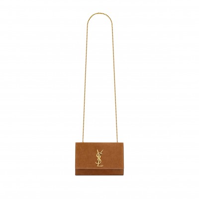 YSL KATE SMALL CHAIN BAG IN SUEDE 469390144785 (20*13.5*5.5cm)